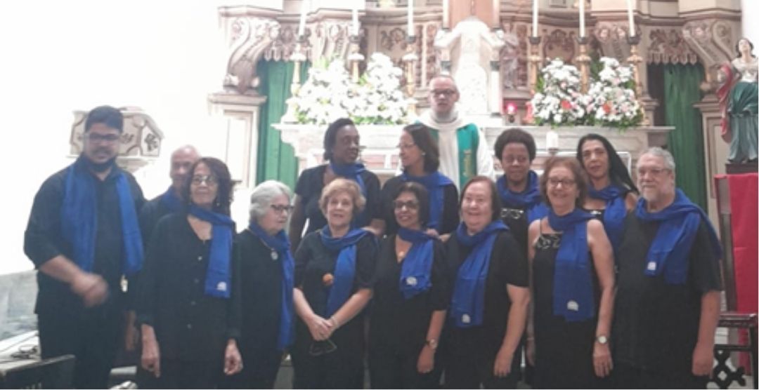 Encontro de Coros, no Salão Allen da Igreja Batista Itacuruçá (Tijuca) - Imagem