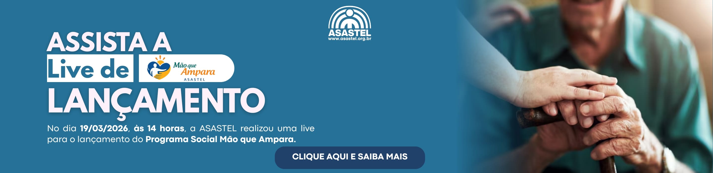 Assista a Live Lancamento Mãos que 
